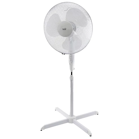 Ventilátor állványos 40cm 45W fehér