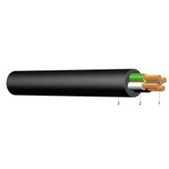 Erőátviteli kábel H07RN-F 3x 1,5 fekete (0) 450/750V GT