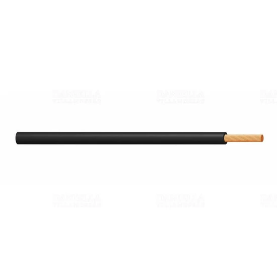 Vezeték sodrott 1x10 fekete 450/750V (Mkh.)