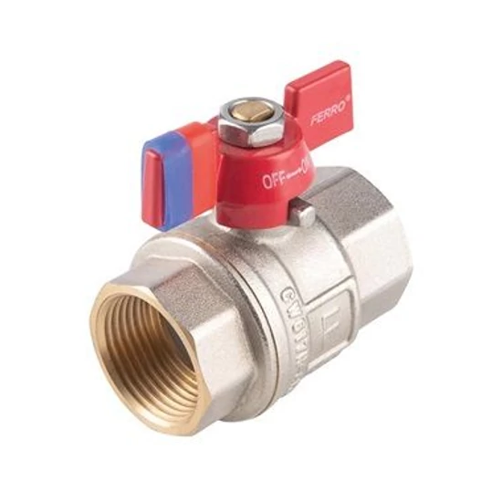 Ferro F-Power golyóscsap pillangókarral 1/2" BB
