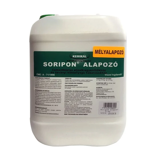 Kemikál Soripon diszperziós alapozó tapadóhíd 5l