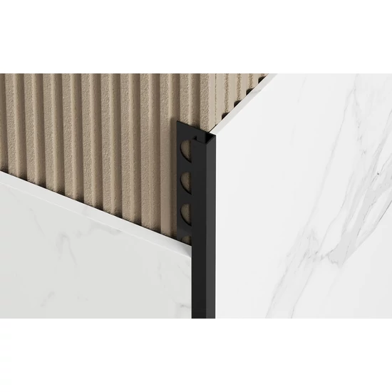 Profilplast Nox Premium Q profil 10mm matt fekete 2,7m