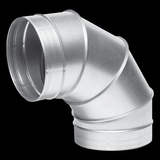 Vents légtechnikai könyök 125 fix 90 fok
