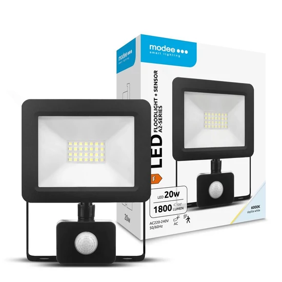 Modee Lighting LED Reflektor A2-series + Sensor 20W 120° 6000K 1600 lumen ERP