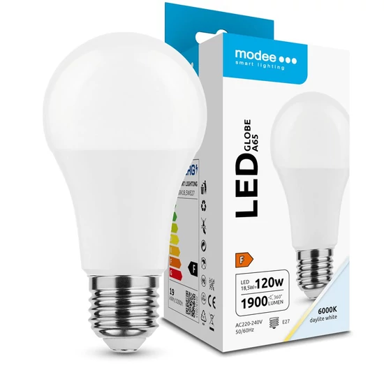 Modee Lighting Led Izzó Globe A65 18,5W E27 200° 6000K