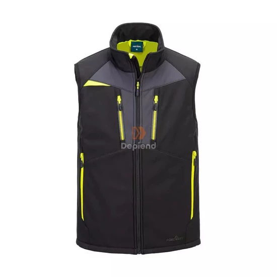 Portwest DX4 Gilet Softshell mellény fekete XL