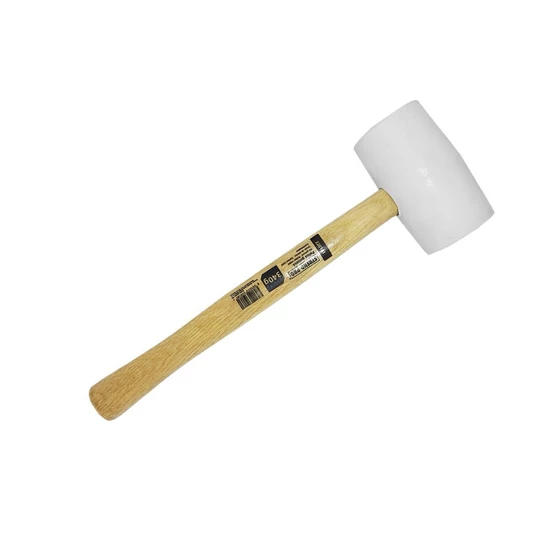 Stend Pro gumikalapács fehér fa nyéllel 50mm 340g