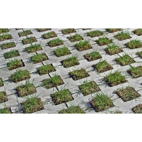 Friedl Quadro gyeprács 39,7x39,7x8cm szürke 7,68m2/raklap