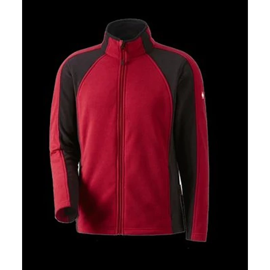 Engelbert Strauss dryplexx polár pulóver piros/fekete 2XL