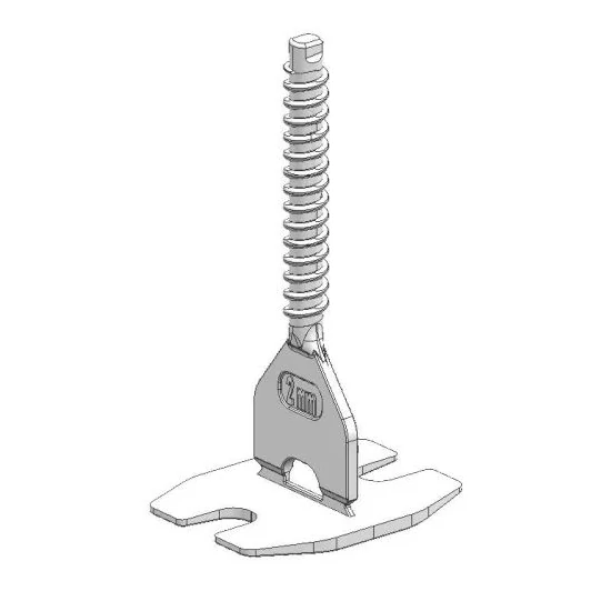 TLS HURRICANE csavaros lapszintező talp 2mm 100db/csomag