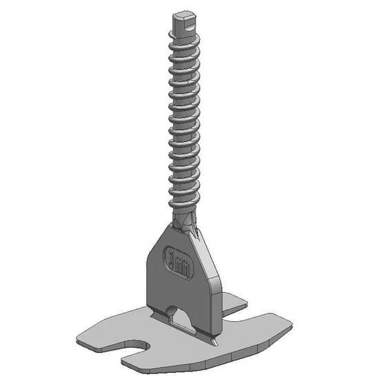TLS HURRICANE csavaros lapszintező talp 3mm 100db/csomag
