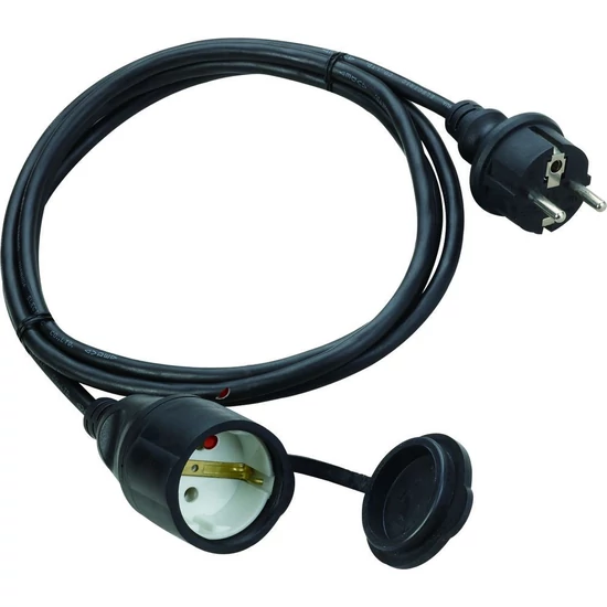 Technik lengő hosszabbító 10m 3x1,5mm2 (IP44) 16A fekete