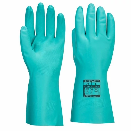 Portwest Nitrosafe Plus vegyszerálló kesztyű A812 XXL