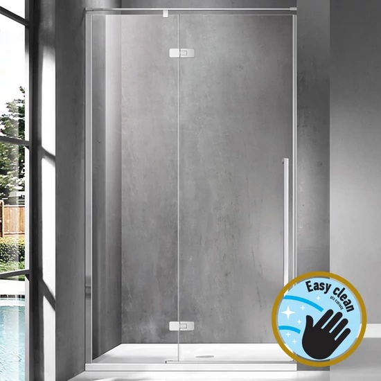 Wellis Sorrento 100 nyílóajtós zuhanyfal JOBBOS - Easy Clean bevonattal