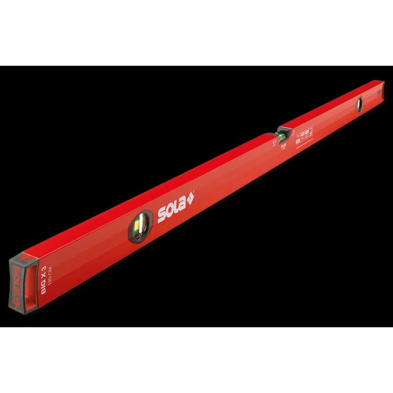 SOLA BIG X 3 alumínium vízmérték piros 150cm