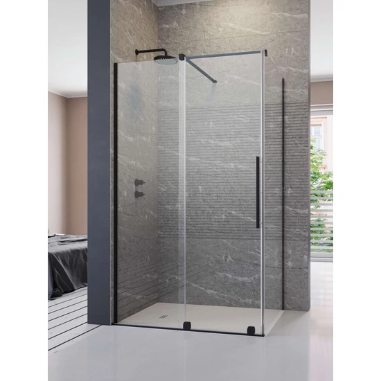 Radaway FURO Black KDJ ajtó 622mm J 10104622-54-01R