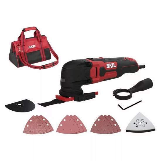 SKIL RED MF1E1491DB multifunkciós csiszológép táskával 300W