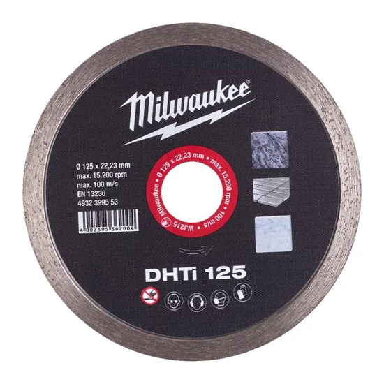 Milwaukee Turbo gyémánt vágótárcsa DHTI 125x22,23mm