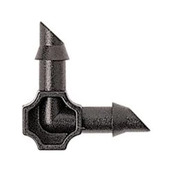 Összekötő könyök csepegtető tömlőre 4x6mm 10db/csomag