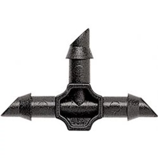 Összekötő T elág csepegtető tömlőre 4x6mm 10db/csomag