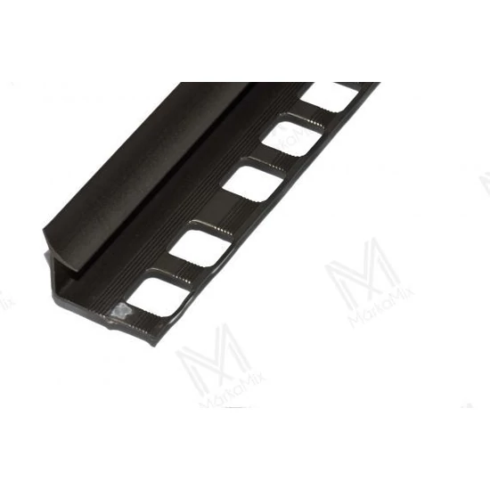 Salag aluminium negatív profil 9mm eloxált titán/pezsgő 2,5m