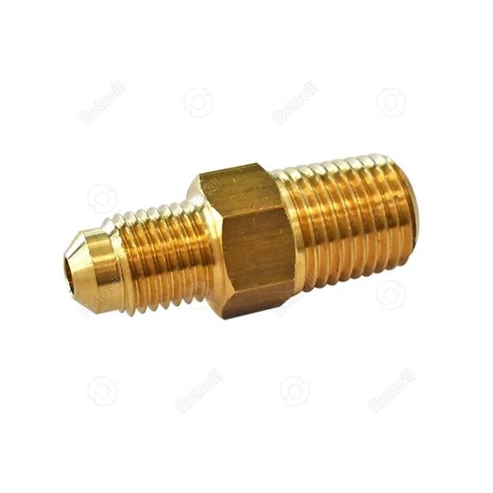 Rézcső szelepház közcsavar 1/4" 6mm x 1/4"NPT 6mm