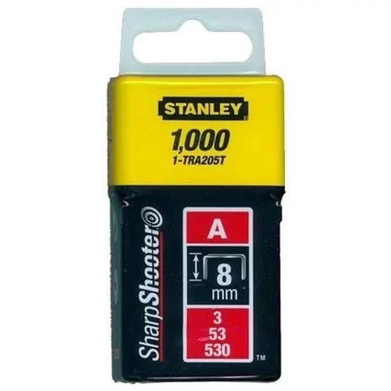 Stanley tűzőkapocs "A" 8mm 3/53/530 1000db
