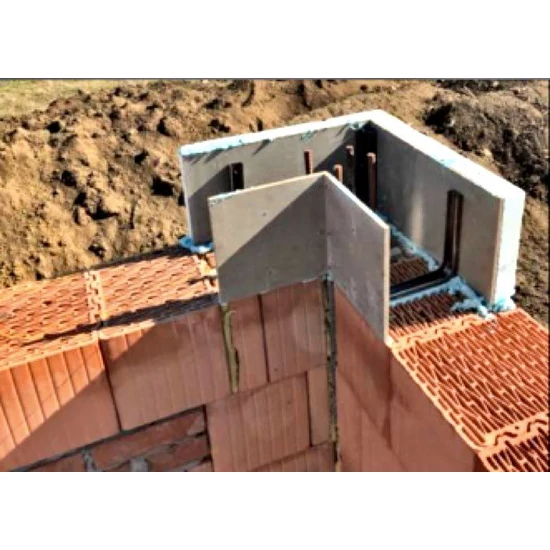 Bau-Haus Thermoring sarokelem B típus 38x20cm