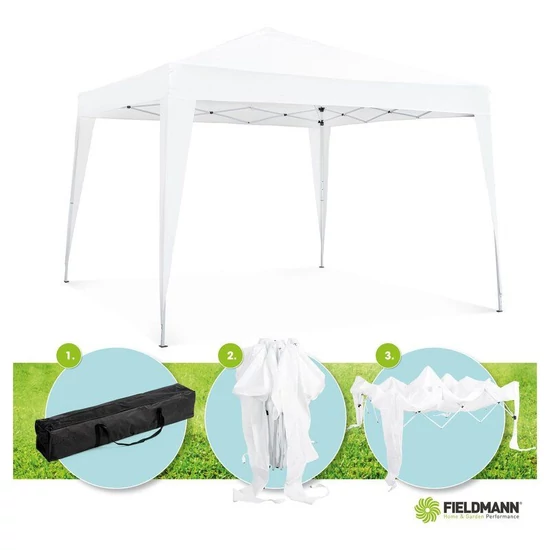 Fieldmann FDZN 7002 kerti pavilon fehér 3x3m