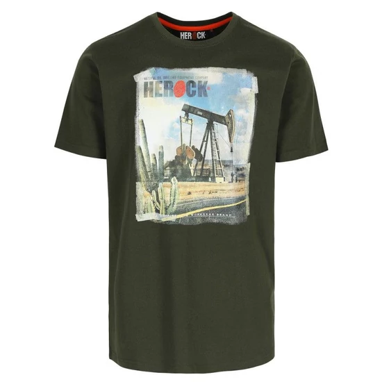 Herock Desert póló sötét khaki XL