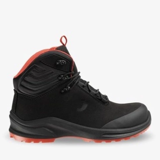 Safety Jogger MODULO S3S MID munkavédelmi bakancs fekete/piros 45