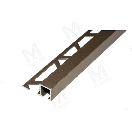MM Aluminium Q négyzet profil 12mm eloxált eloxált pezsgő 2,5m