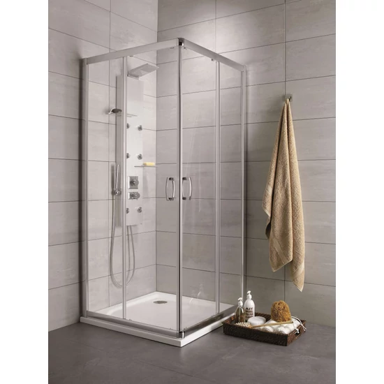 Radaway Premium Plus D szögletes zuhanykabin 120x80