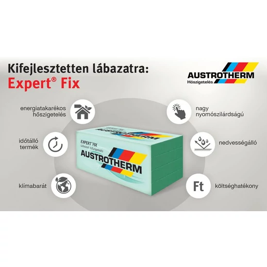 Austrotherm EXPERT FIX lábazati lemez 10 cm 2,5m2/csomag