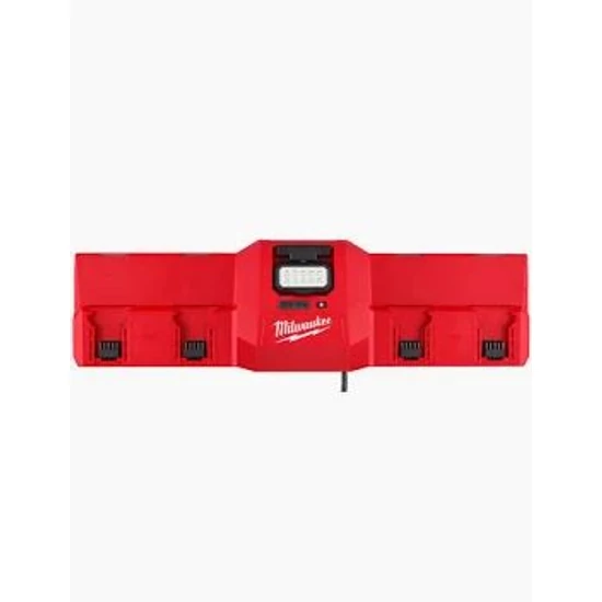 Milwaukee M12-18 GBC4 telepíthető akkumlátortötlő központ