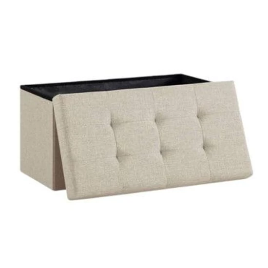 Dupla összecsukható zsámoly 76x38x38cm khaki