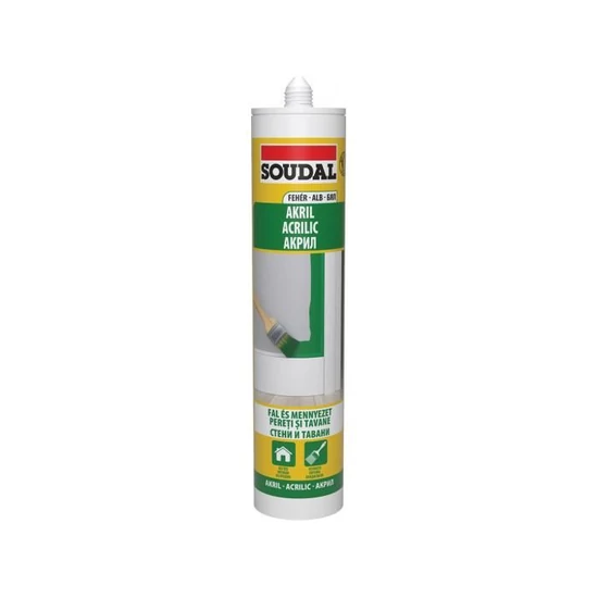 Soudal festhető akril fehér 280ml 15db/karton