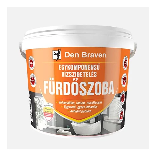 Den Braven RL egykomponensű vízszigetelés FÜRDŐSZOBA 5kg