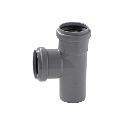 BTH Pvc T idom 90° 32/32 szürke