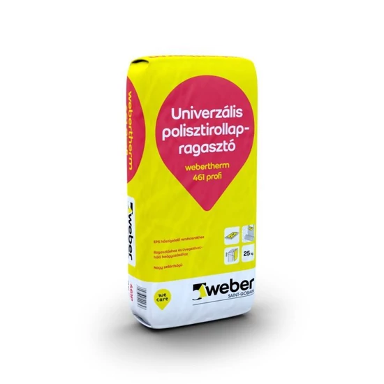 webertherm 461P profi EPS ragasztótapasz 25kg