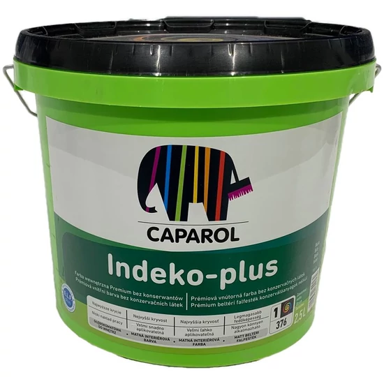 Caparol Indeko-plus beltéri falfesték - Bázis 1 fehér 2,5L