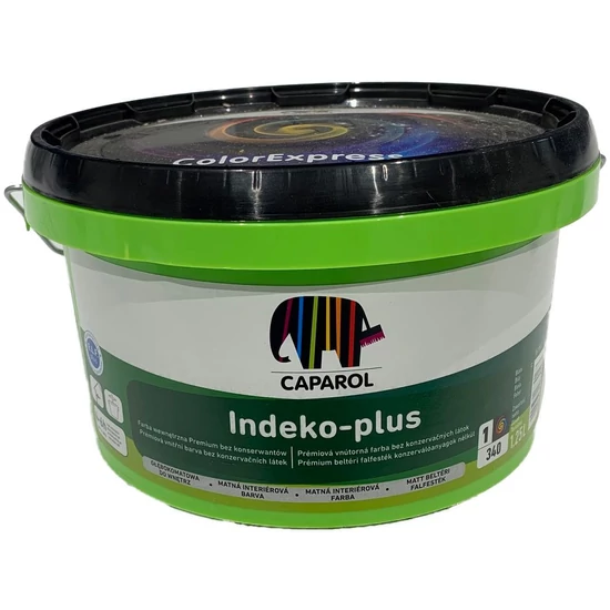 Caparol Indeko-plus beltéri falfesték - Bázis 1 fehér 1,25L
