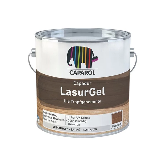 Caparol Capadur LasurGel oldószeres falazúr világos paliszander 2,5L