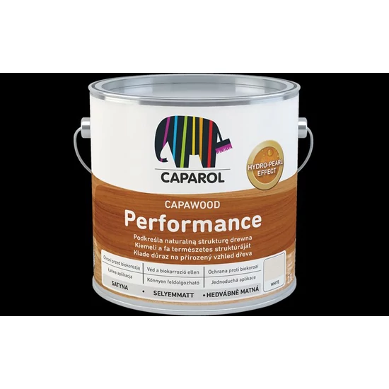 Caparol CapaWood Performance vékony lazúr clear/színtelen 2,5L