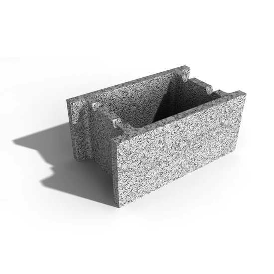 Leier zsalukő szürke 20x50x23cm 60db/raklap