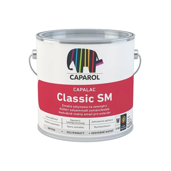 Caparol Capalac Classic SM kültéri zománzfesték - fehér 2,5L
