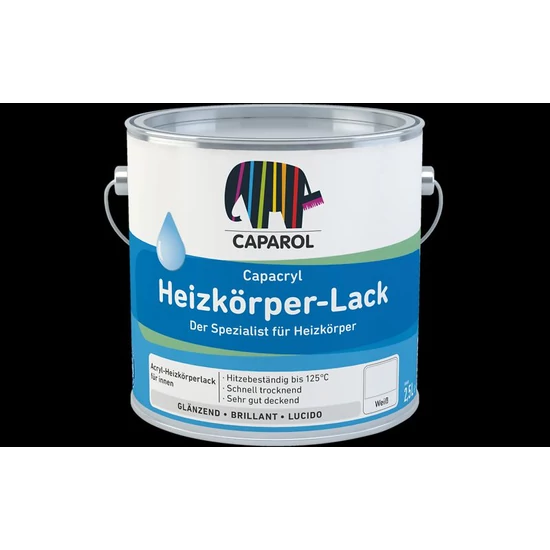 Caparol Capalac Heizkörperlack radiátor zománcfesték fehér 2,5L