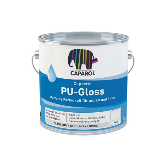 Caparol Capacryl PU-Gloss fedőbevonat - fehér 0,75L