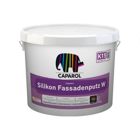 Caparol Capatect Silikon Fassadenputz W K15 vakolat fehér 25kg