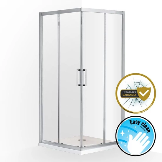 Wellis Apollo 90 zuhanykabin - Easy Clean bevonattal